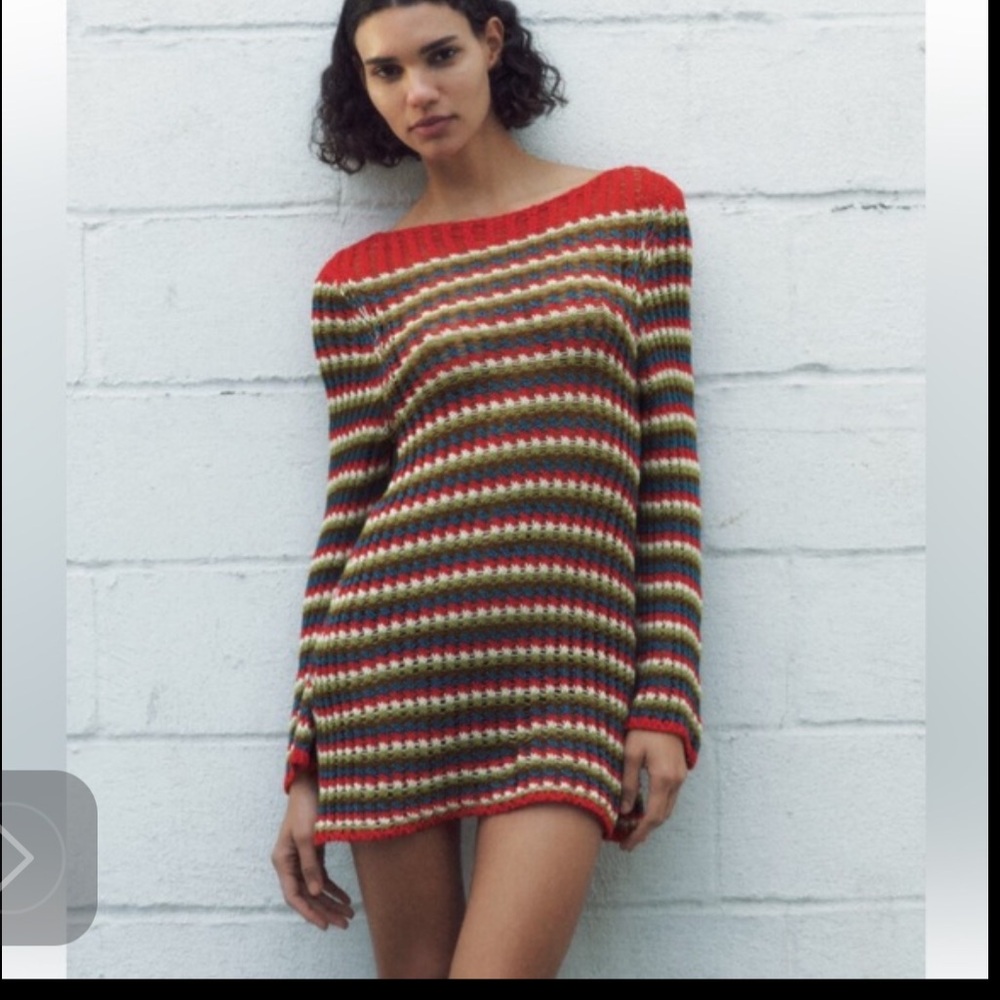 Zara knit dress size L